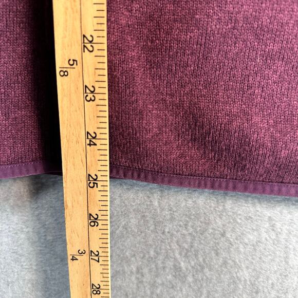 Patagonia Women's Better Sweater® 1/4-Zip Fleece Burgundy Size Large - Picture 9 of 9